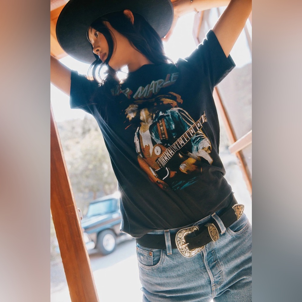 New without tags Bob Marley Jersey Crew Neck | True Black by Chaser